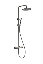 Brusesæt m/termostat Ø250 mm gunmetal